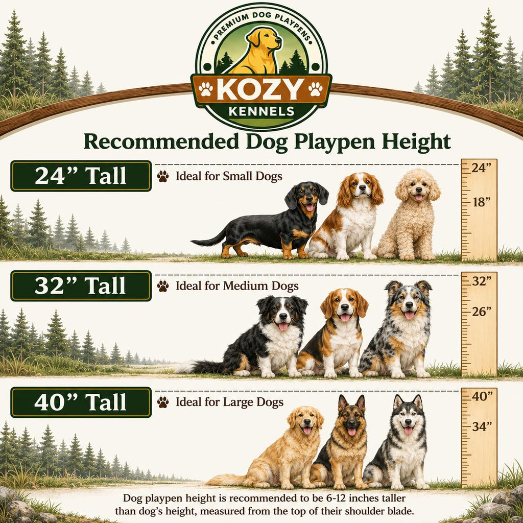 40 inch 16 Panels Portable Heavy Duty Metal Dog Playpen C656381