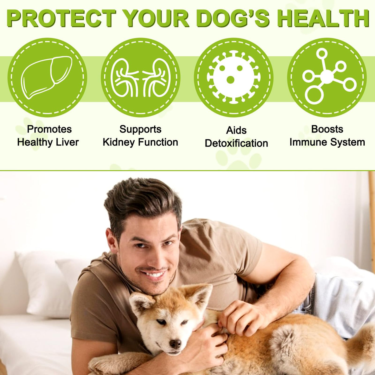 180 Chewable Milk Thistle Tablets for Dogs A269692