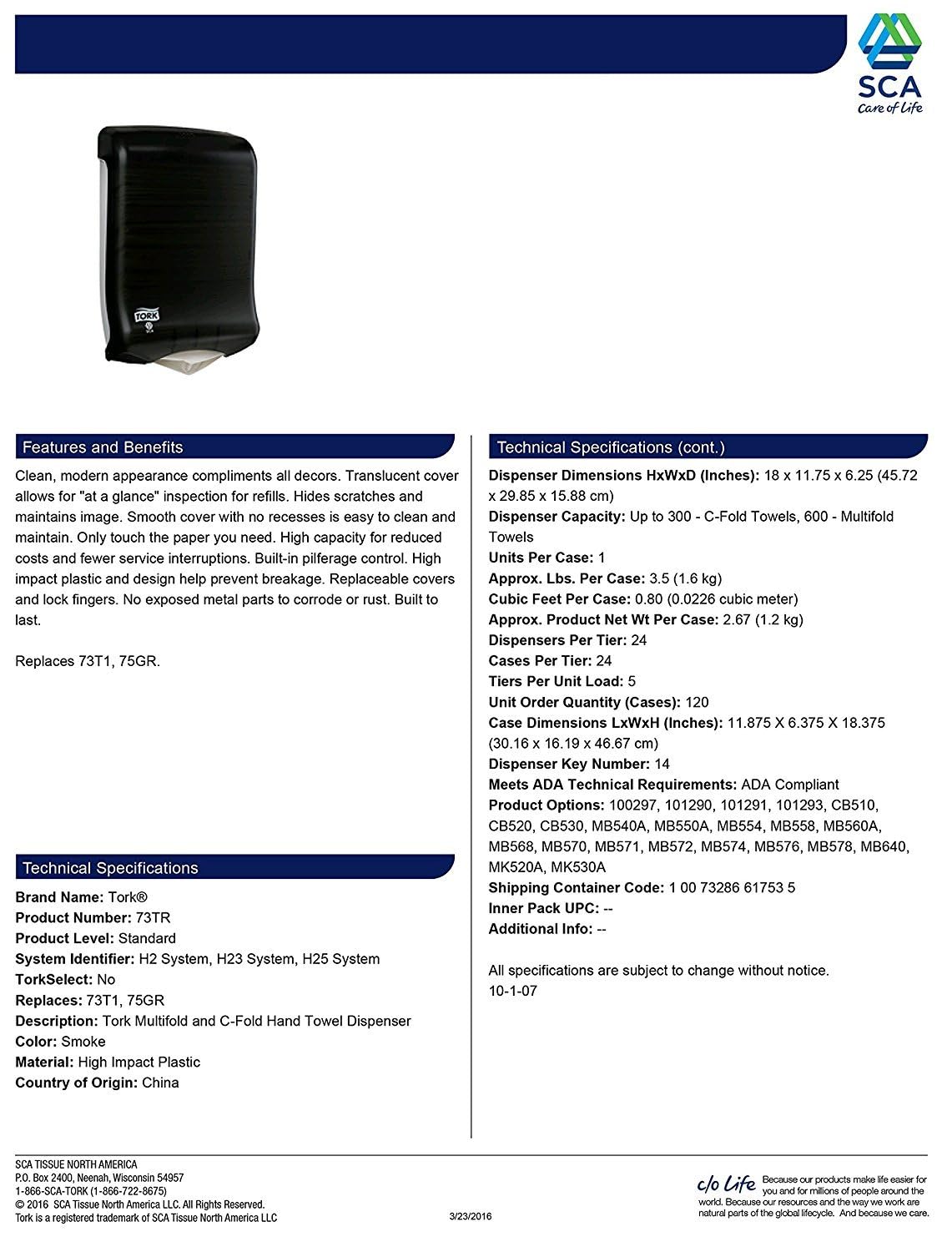 Multifold Hand Towel Dispenser D119321