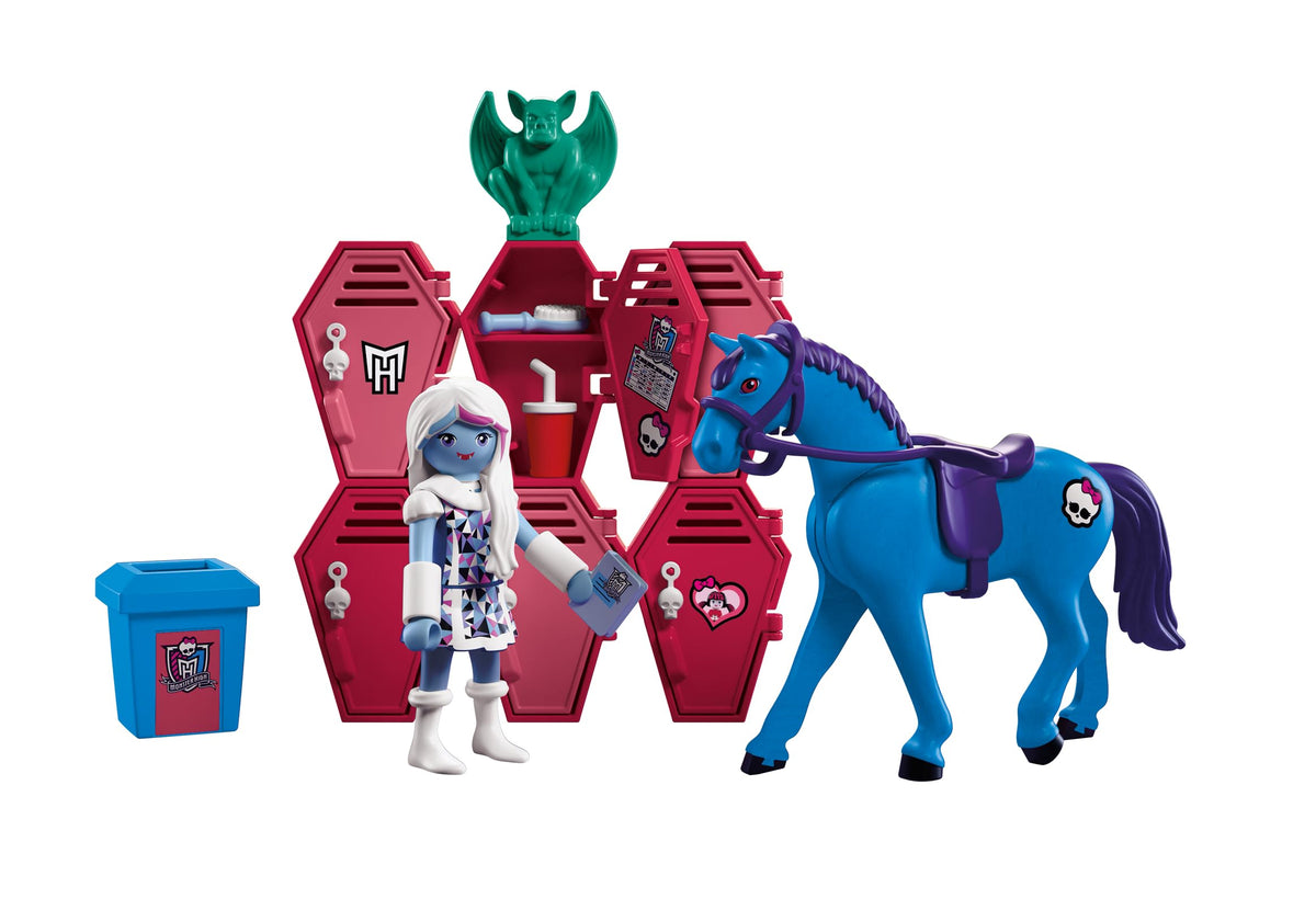 Monster High School Hallway Scene with Lockers D5354