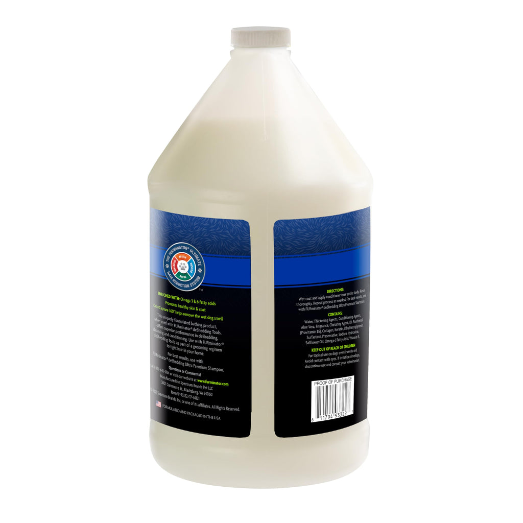 Premium deShedding Dog Conditioner 1 Gal with Pump H9025