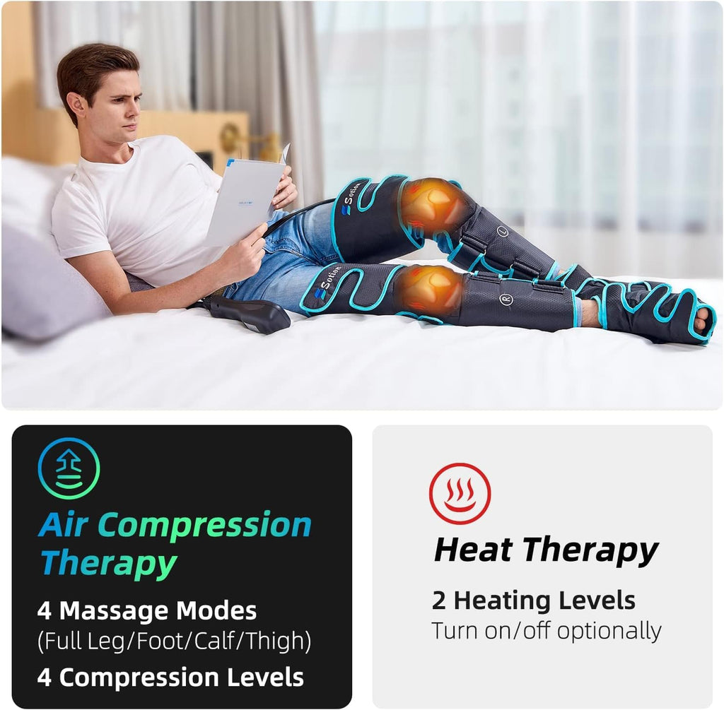 Air Compression Heat Leg Massager Y5944