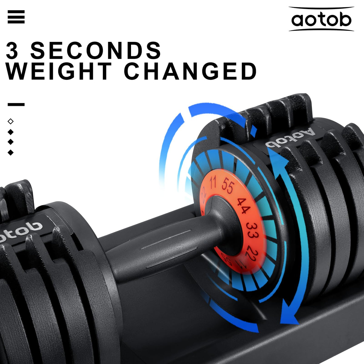 Adjustable Dumbbell Set 25/55 Lbs (Pair) C471635