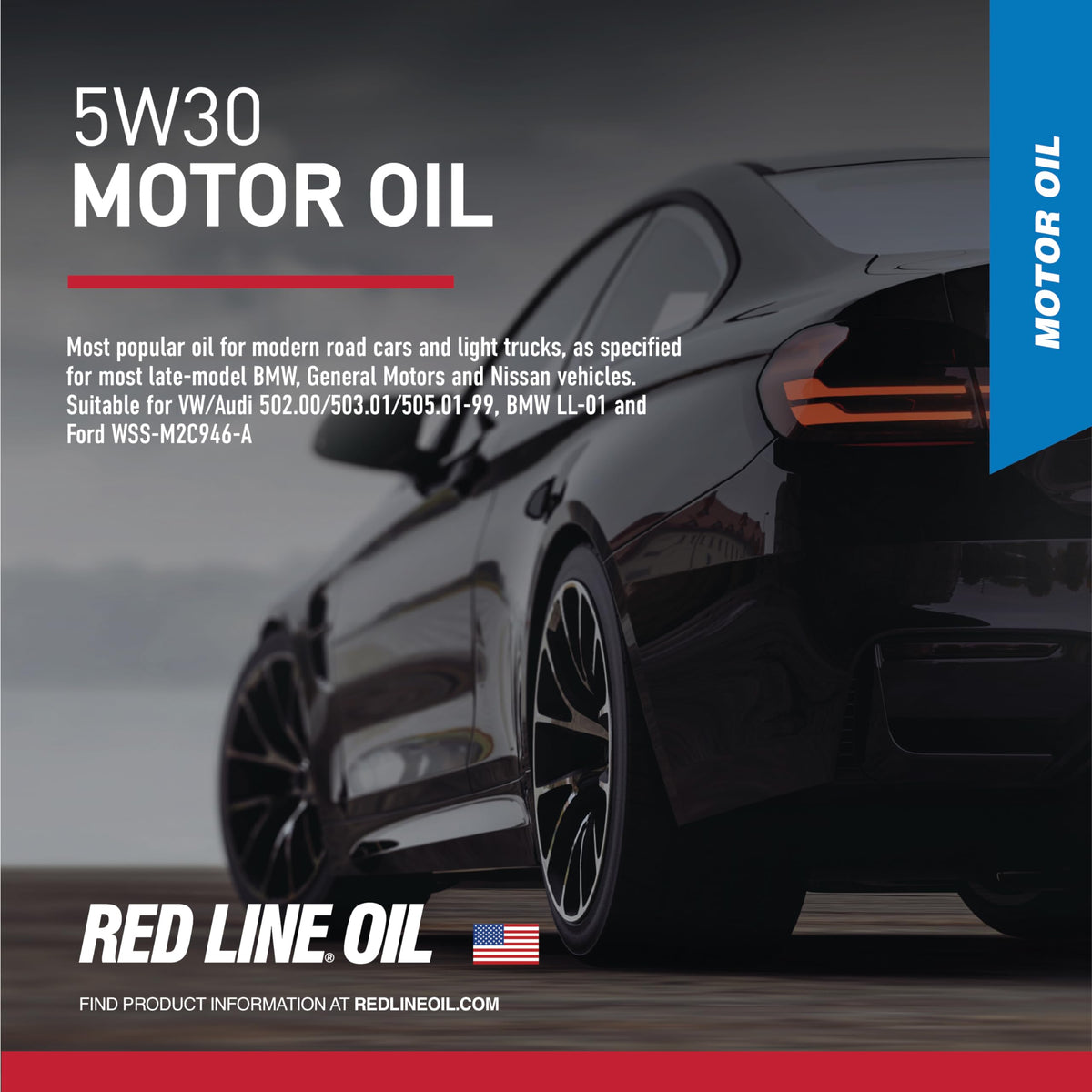 5W30 Fully Synthetic Motor Oil 1 Quart U468206