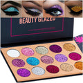 15 Colors Glitter Shimmer Eyeshadow Palette X7436