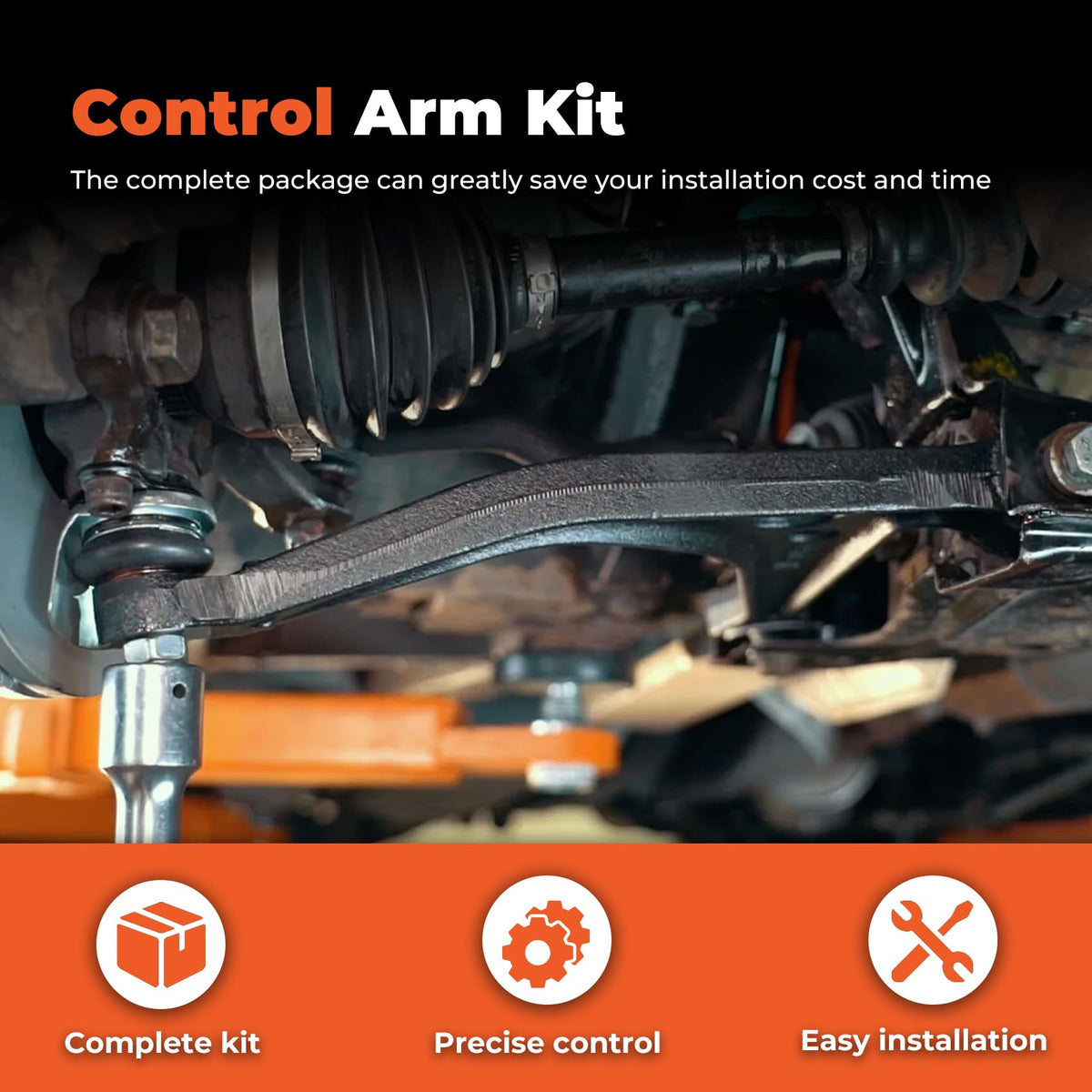 14PCS Front Lower Control Arm Suspension Y475