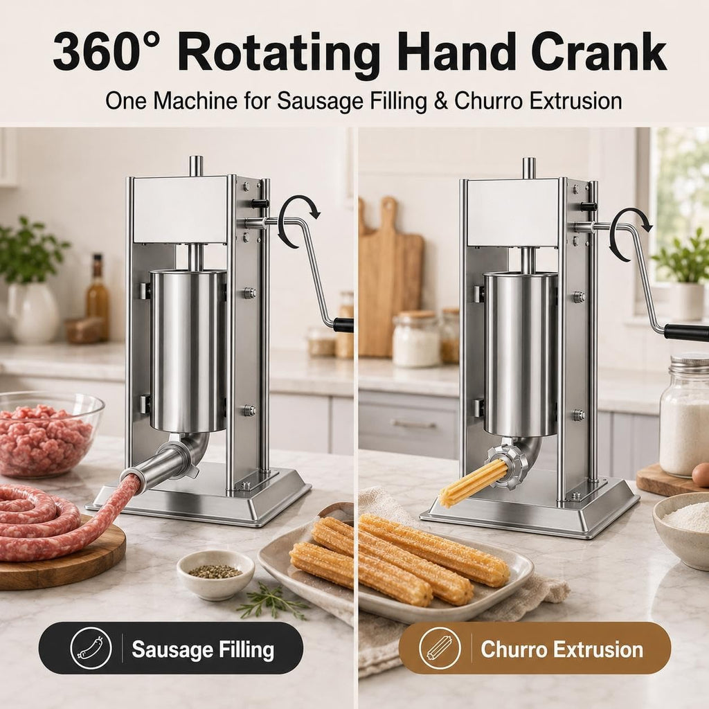 Stainless Steel Sausage Stuffer & Churro Press R305