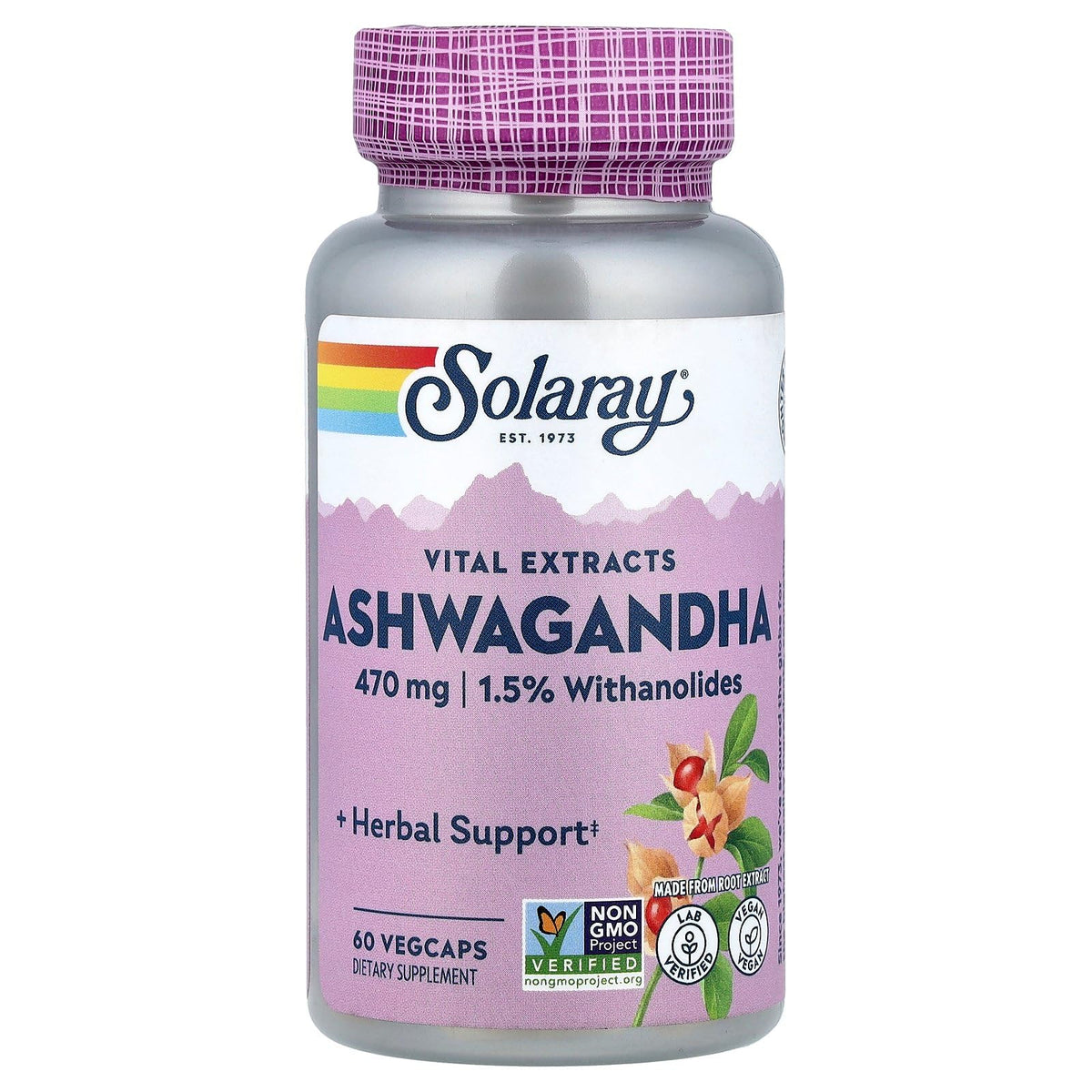 Ashwagandha 470 mg 60 VegCaps S292
