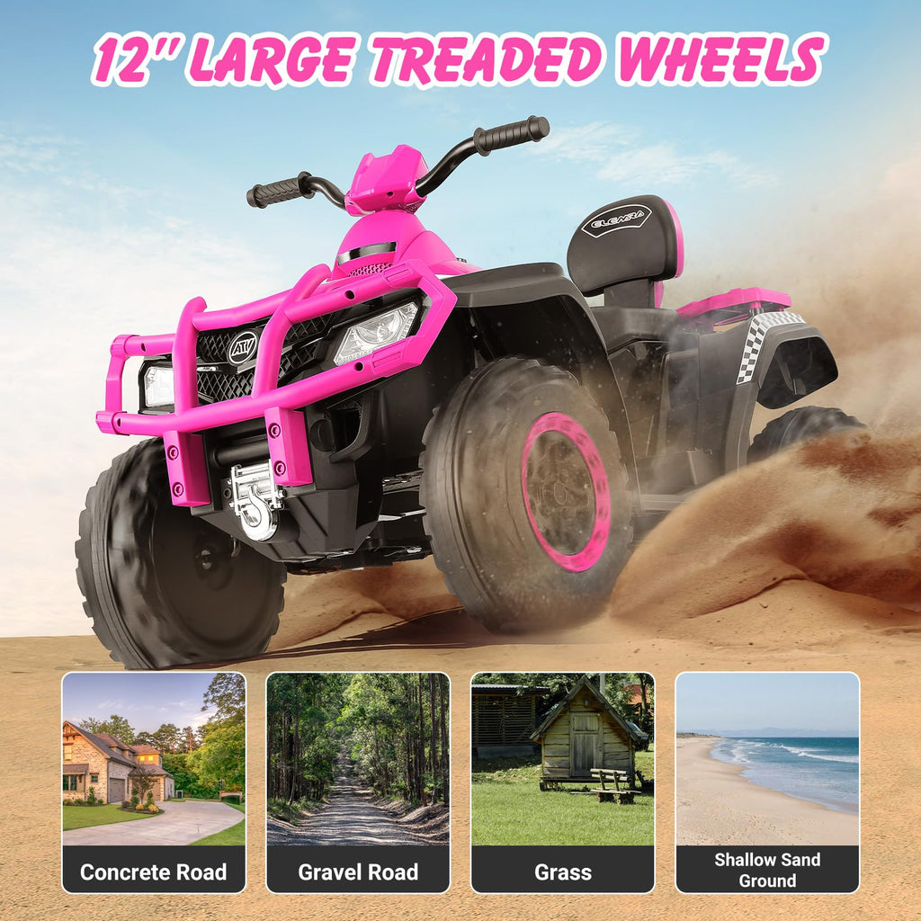 24V 2 Seater 4WD Off-Road Ride on ATV B5665