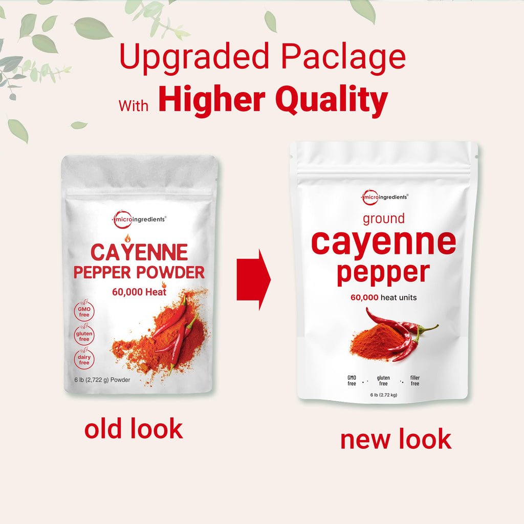 Ground Cayenne Pepper Powder 6lbs 60,000 SHU P229530
