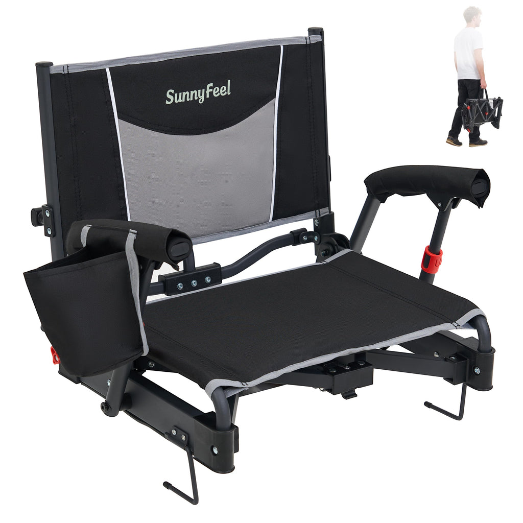Folding Stadium Seats with Back Support and Cushion L63581