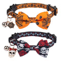 Halloween Cat Collar with Bow Bell I22047