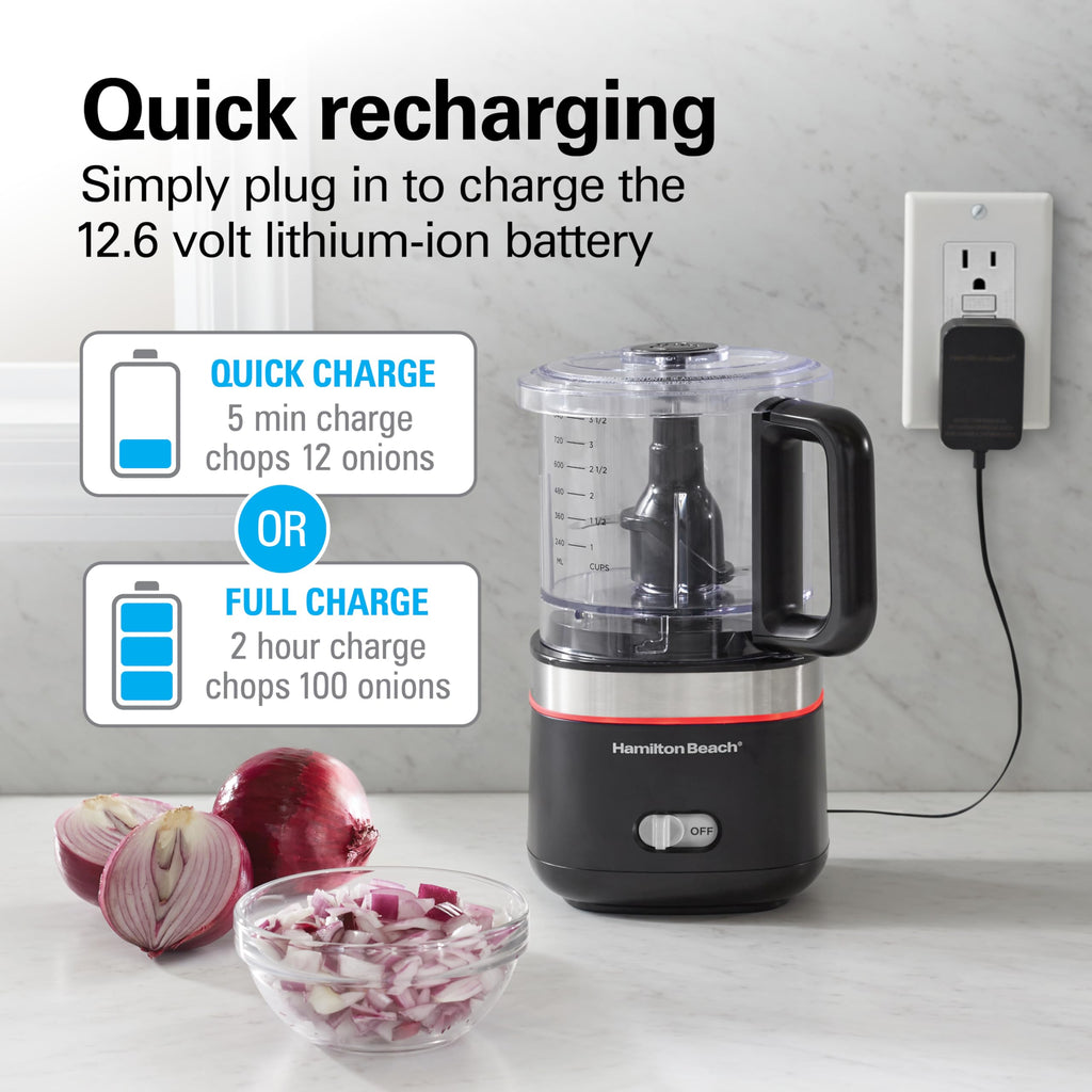 Cordless Mini Food Processor & Vegetable Chopper N25150