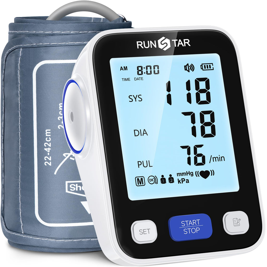 Upper Arm Blood Pressure Monitor with Wide Range Cuff M130153