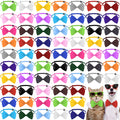 240 Pcs Dog Bow Ties with Adjustable Collar J579434