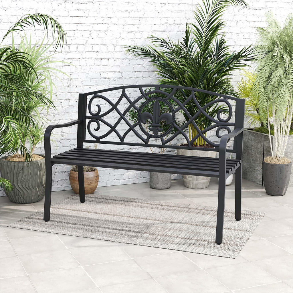 Metal Outdoor Bench D262413