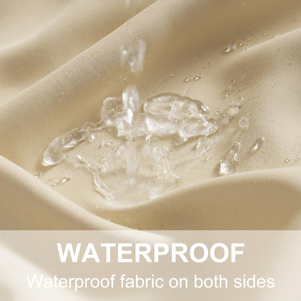 Waterproof Outdoor Curtains 2 Panels N228465