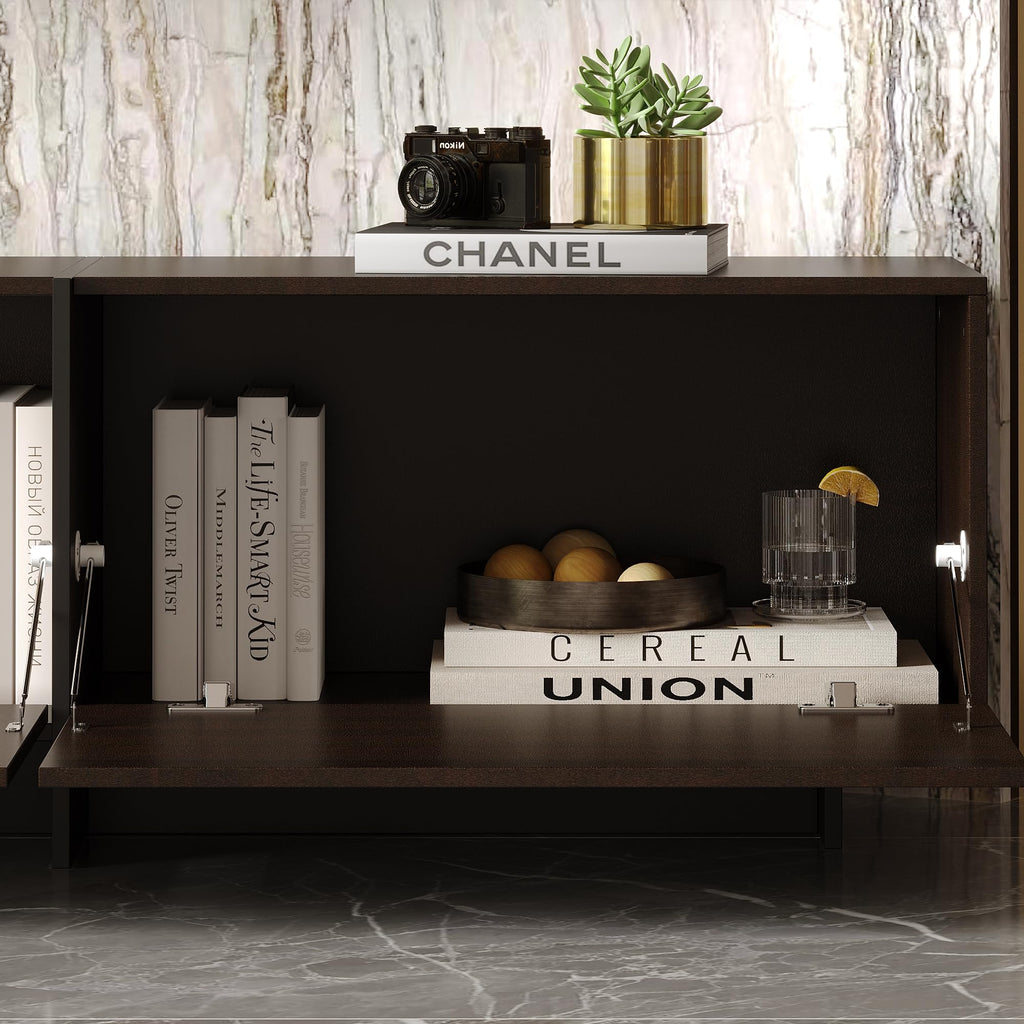 Brown TV Stand with 3 Drawers N63591