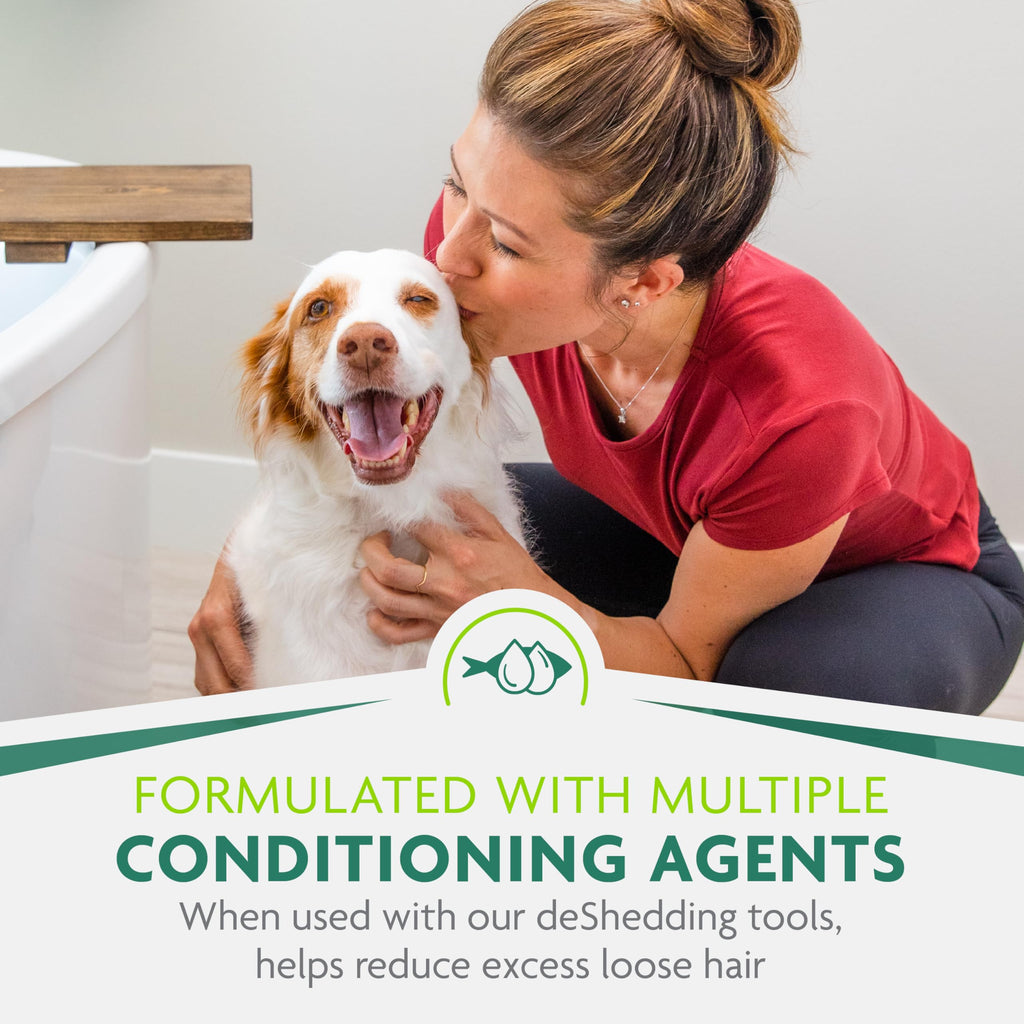 Premium deShedding Dog Conditioner 1 Gal with Pump H9025