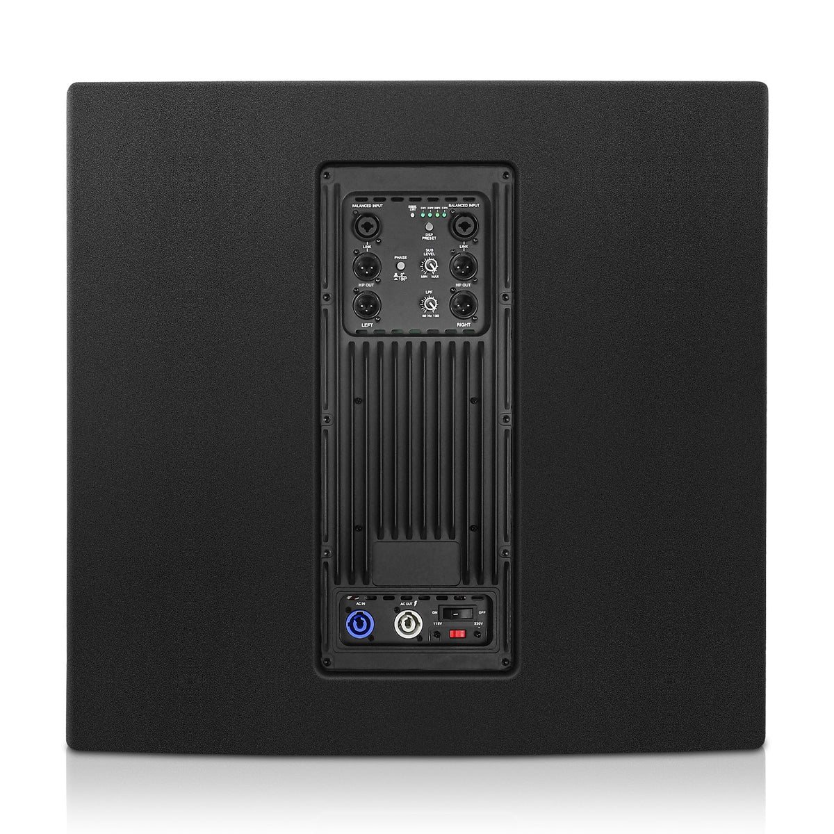 Powered Column Array Speaker System with 18" Subwoofer and Column Loudspeaker S394385