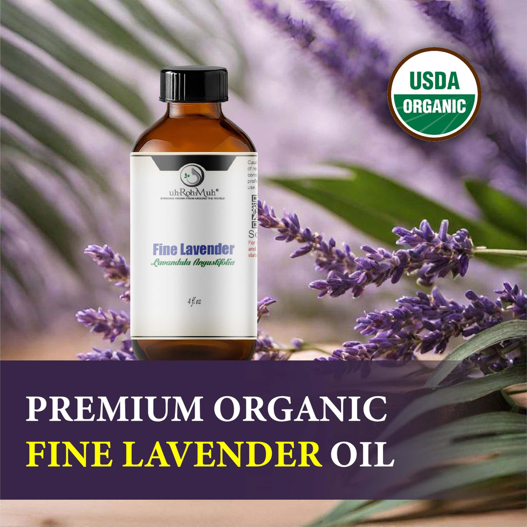 Organic Lavender Essential Oil 4 Fl Oz V257