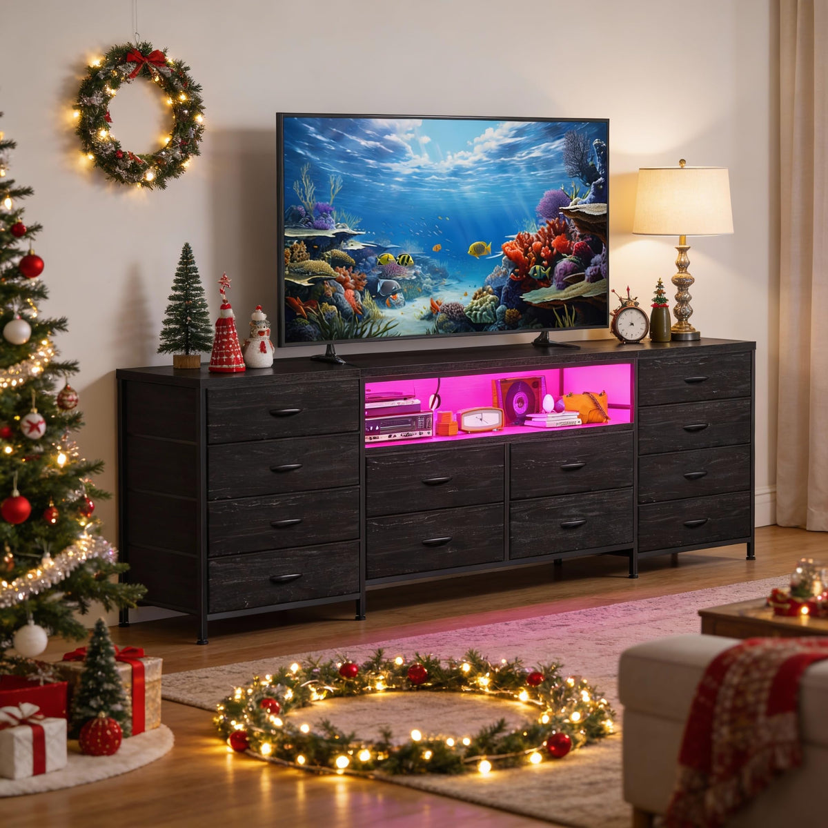 12 Drawers Dresser TV Stand I795