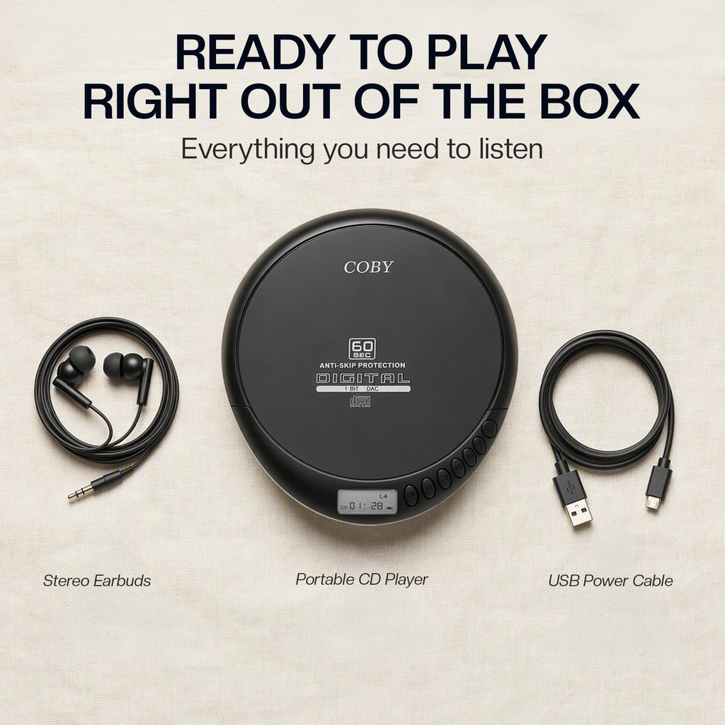 Portable CD Player with FM Radio L1540