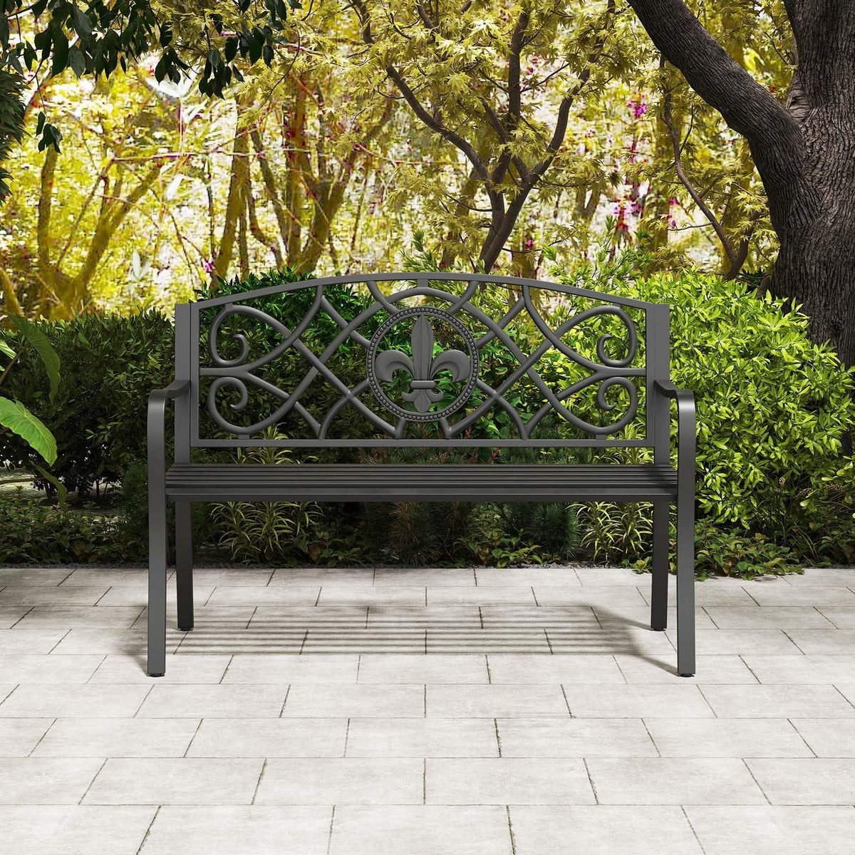 Metal Outdoor Bench D262413