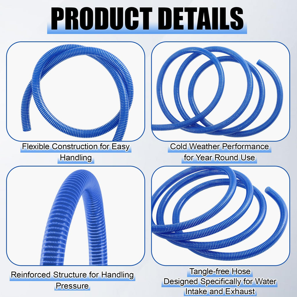 Blue Heavy Duty PVC Suction Hose A15113