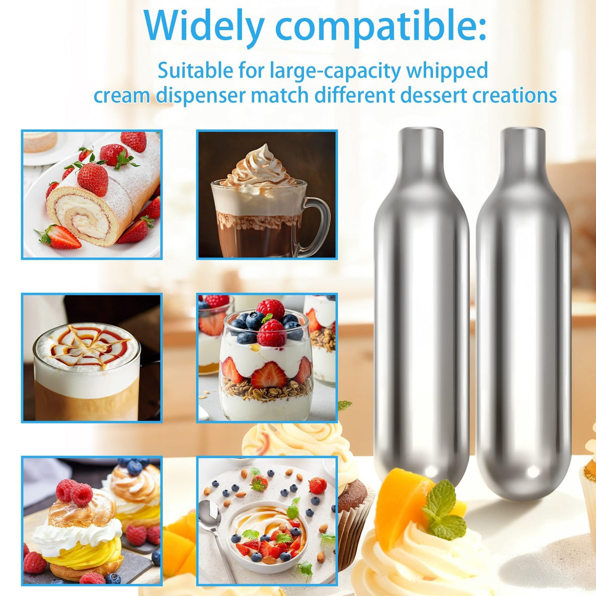 8g Whipped Cream Chargers 10-Pack T35670
