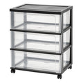 3 Drawer Storage Cart with Wheels S852