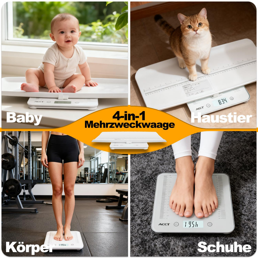 4-in-1 Digital Baby Scale D9035