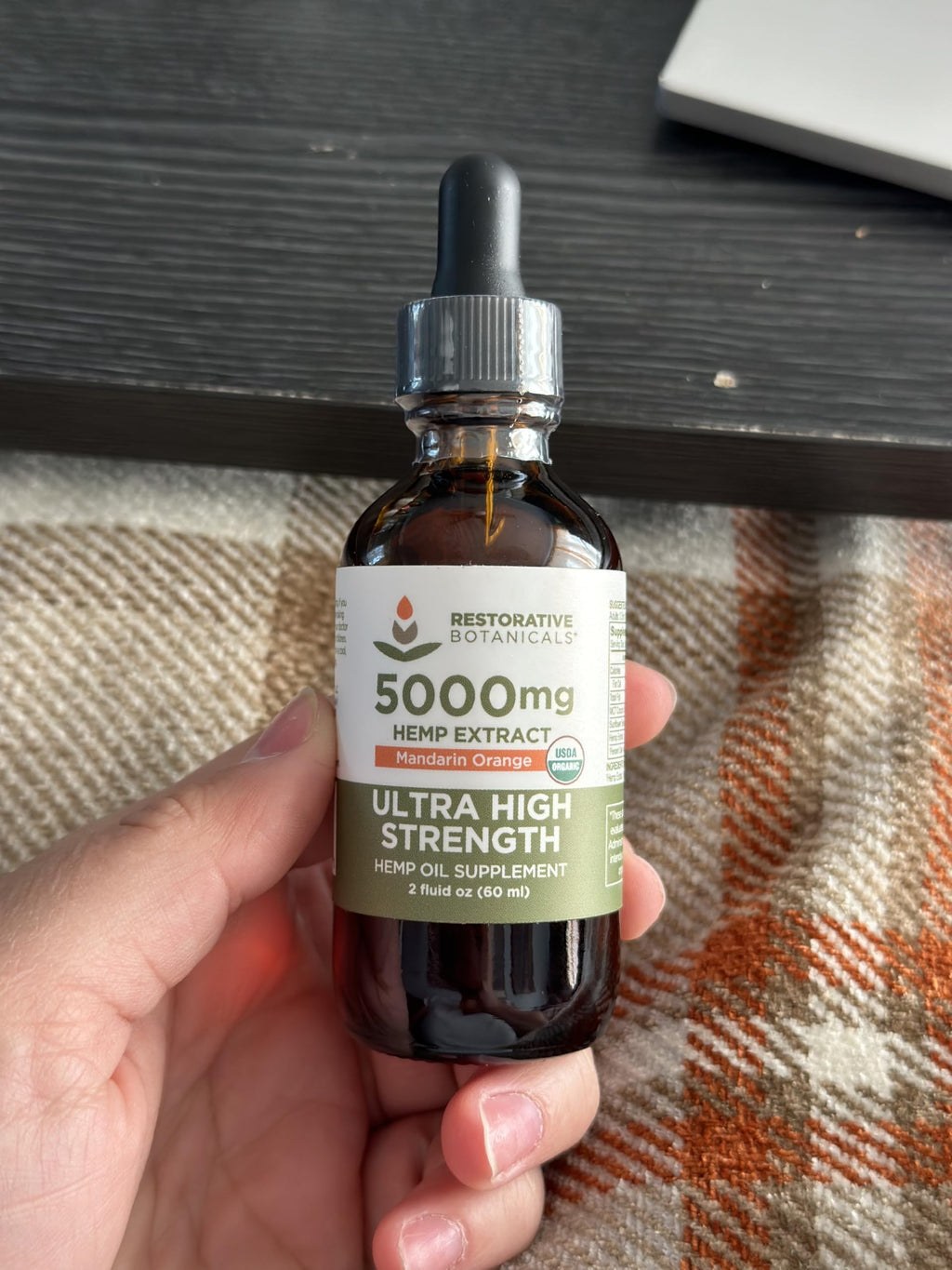 Hemp Oil Drops 5000 mg Mandarin Orange T94593