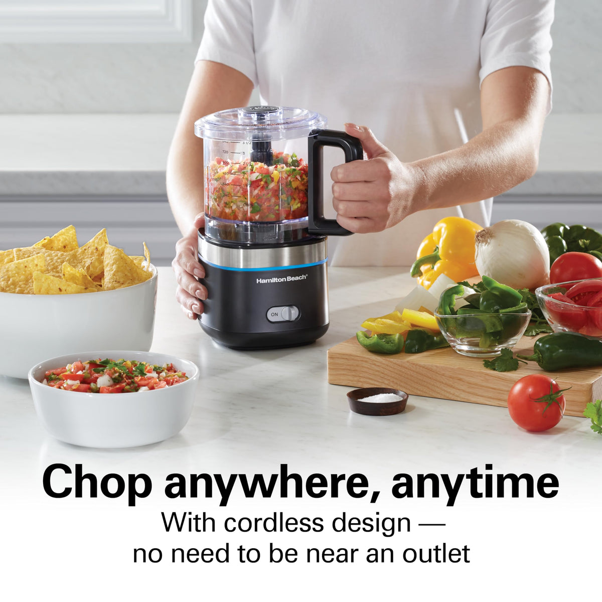Cordless Mini Food Processor & Vegetable Chopper N25150