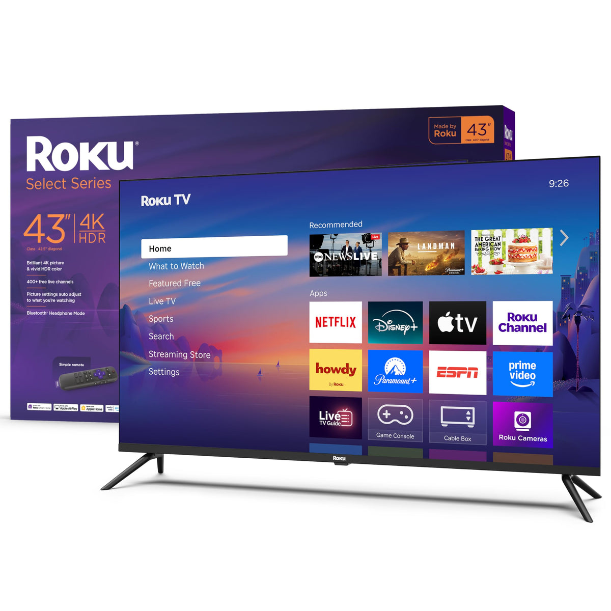43-Inch 4K HDR LED Smart TV E200