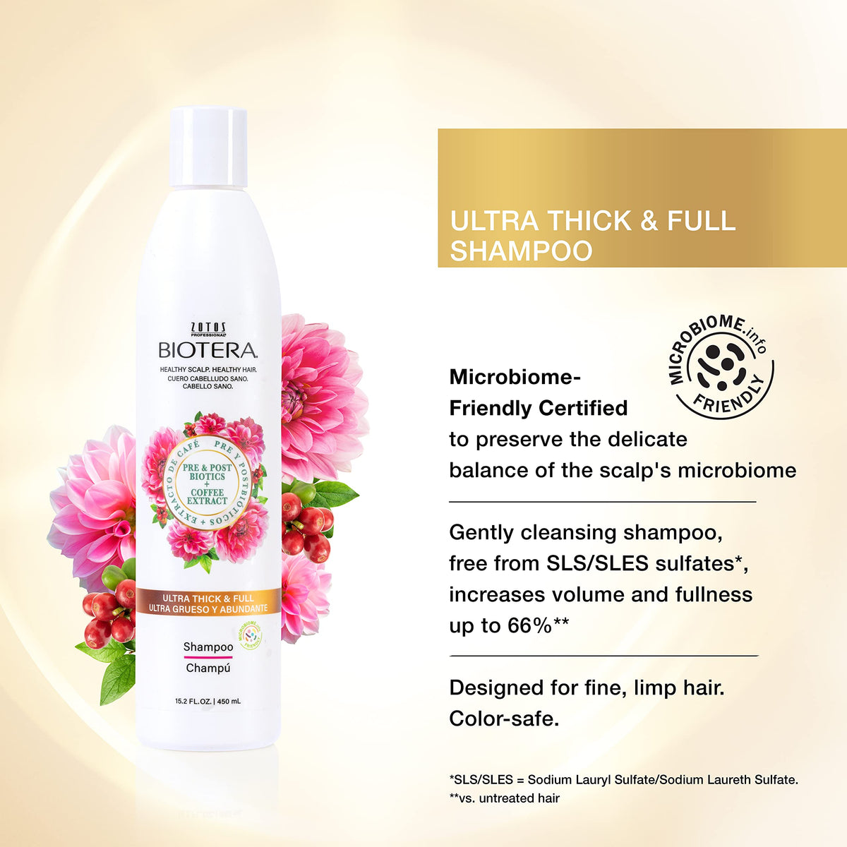 Volumizing Shampoo & Conditioner Set for Fine Hair B245