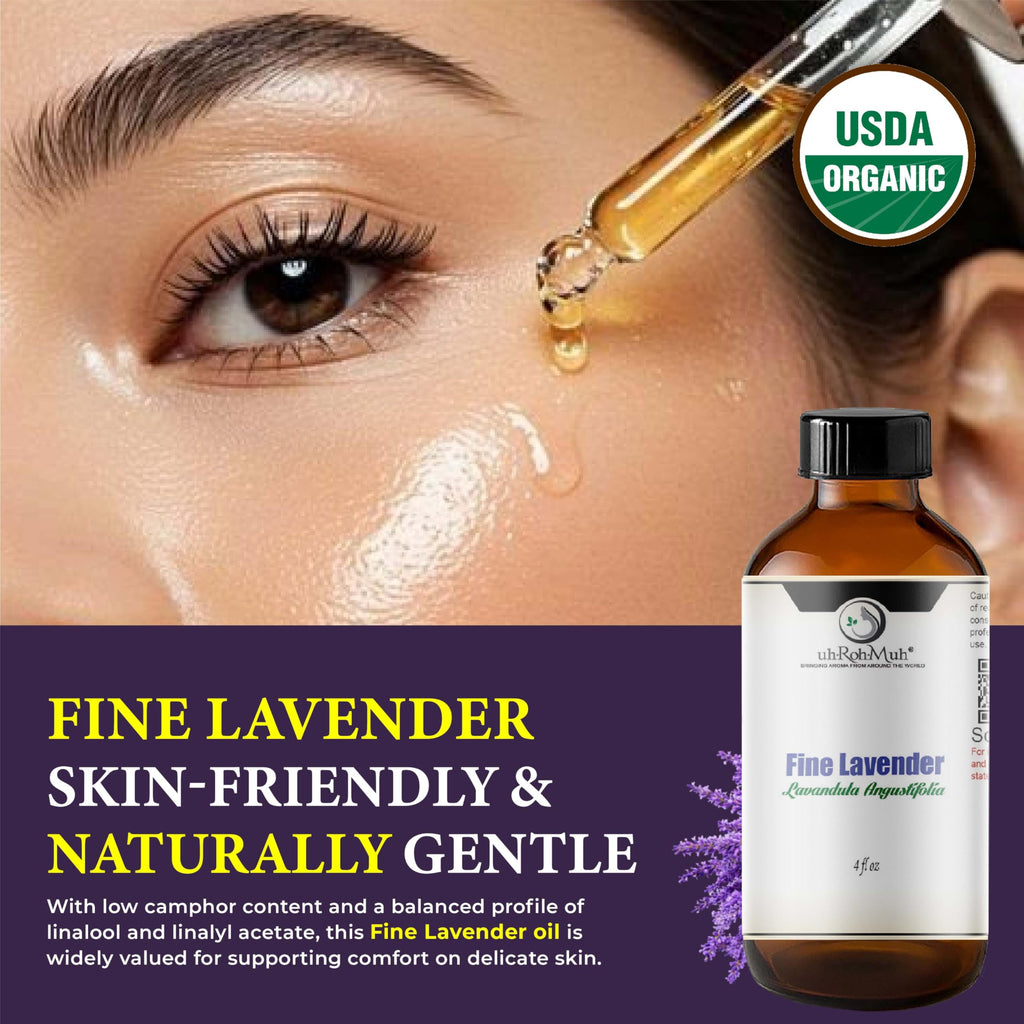 Organic Lavender Essential Oil 4 Fl Oz V257