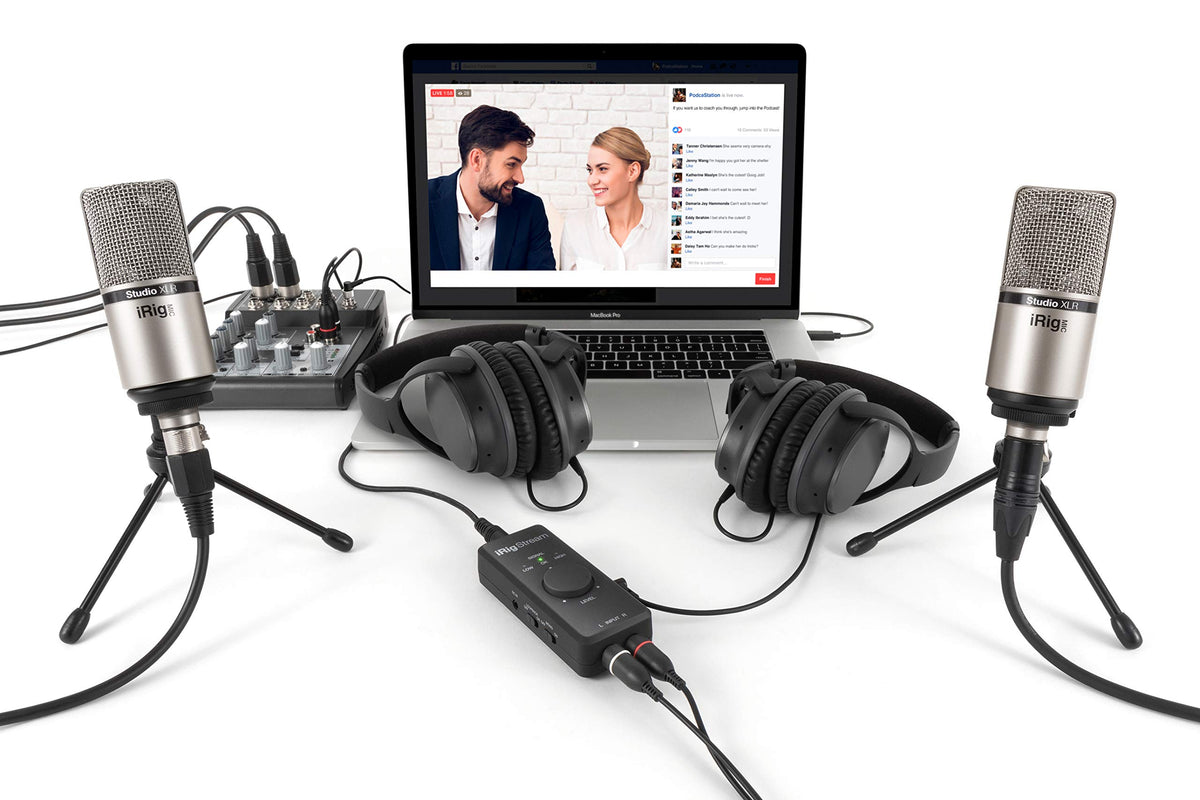 Stereo Audio Interface with USB-C, Lightning and USB M252059