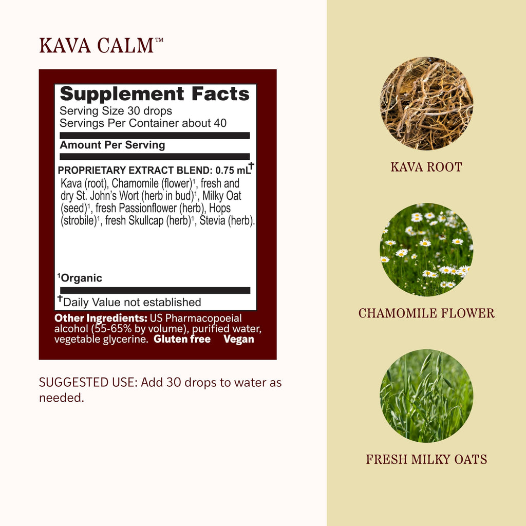 Kava Calm Liquid Extract 1 fl oz P795