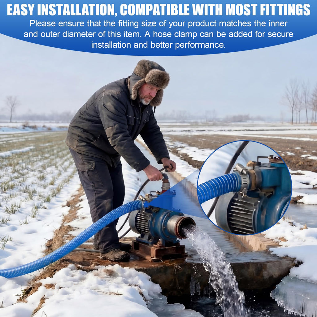 Blue Heavy Duty PVC Suction Hose A15113