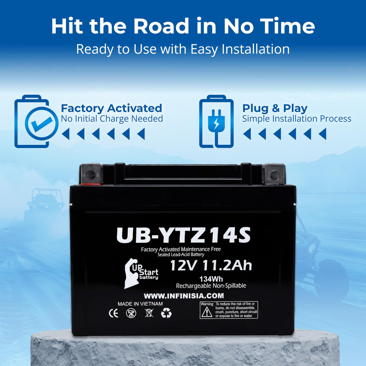 12V 11.2Ah Battery R966