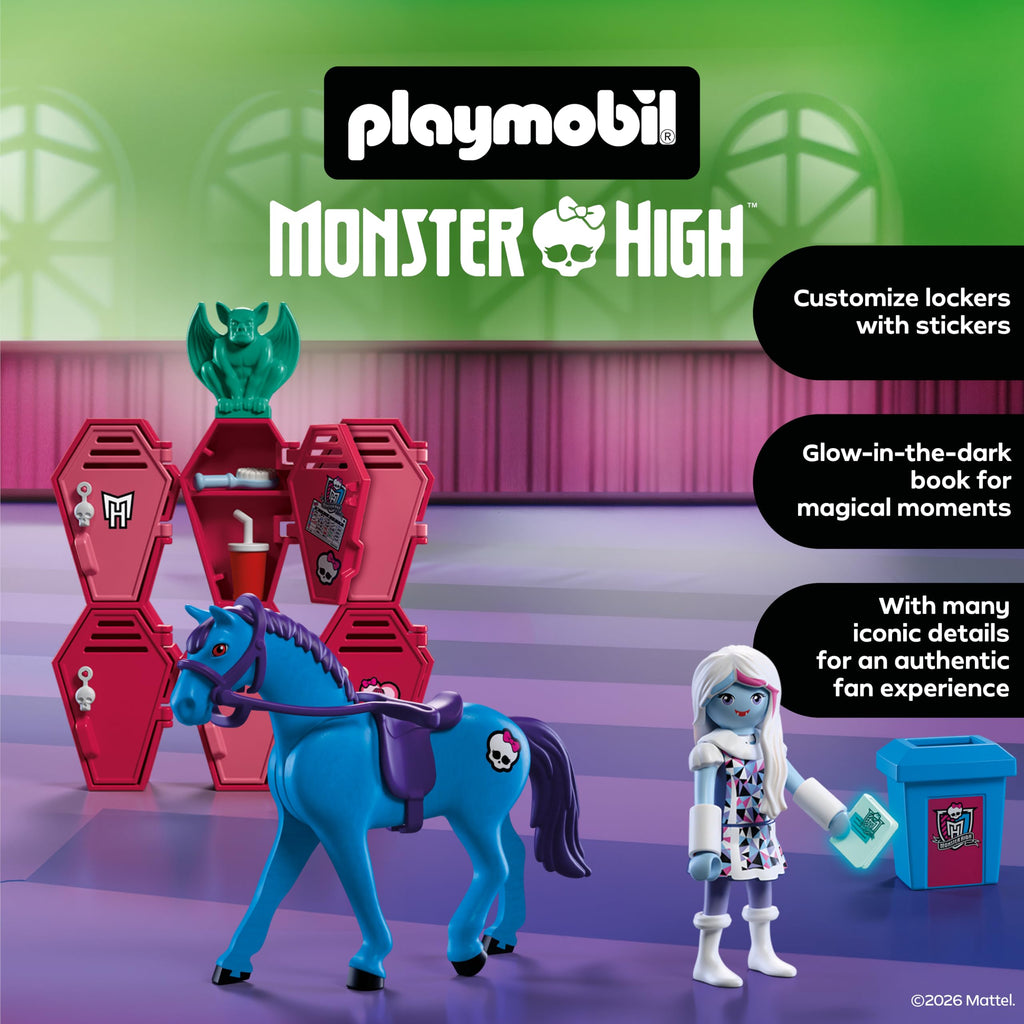 Monster High School Hallway Scene with Lockers D5354