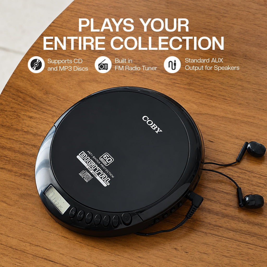 Portable CD Player with FM Radio L1540