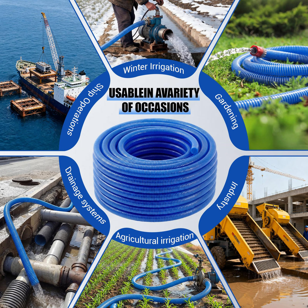 Blue Heavy Duty PVC Suction Hose A15113