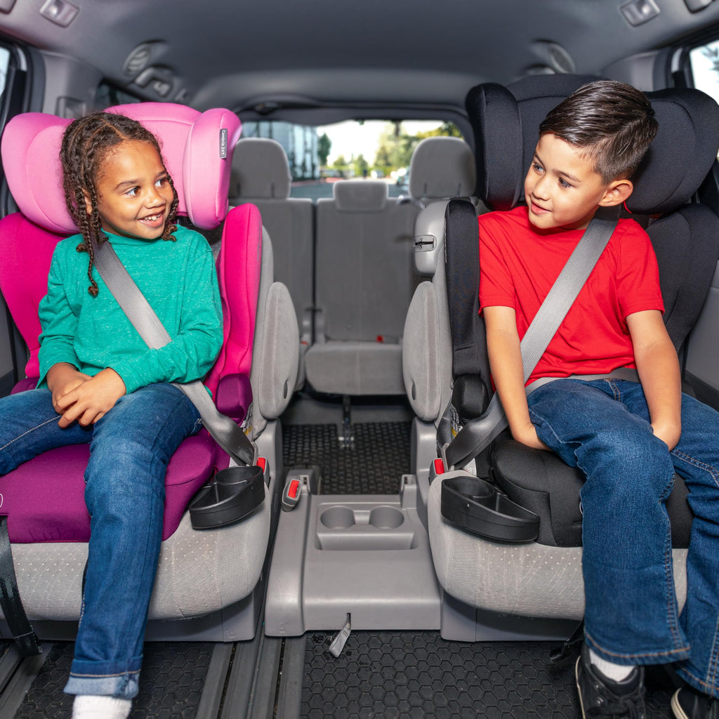 2-in-1 Belt Positioning Booster Seat, Pink W290289