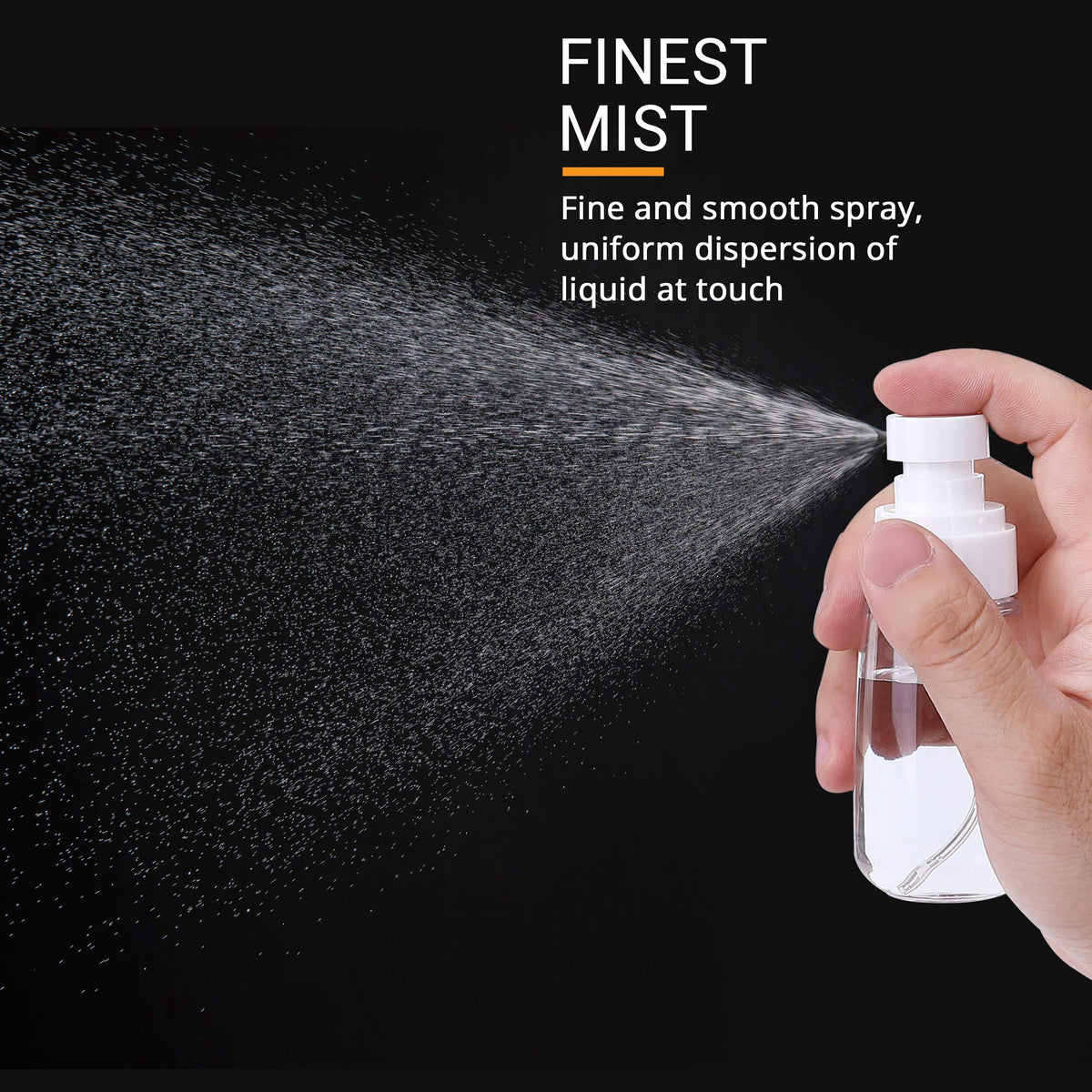 2 Pack Small Travel Spray Bottle 2oz/60ml H105