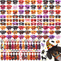 120 Pcs Dog Bow Tie Collar Set K322140
