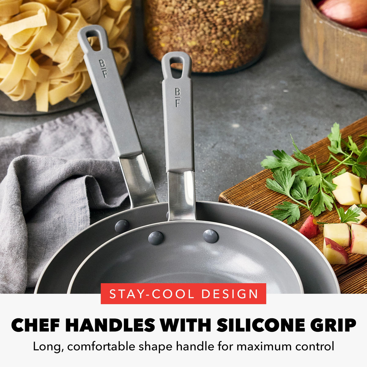 Stainless Steel 12 Piece Nonstick Cookware Set V2174