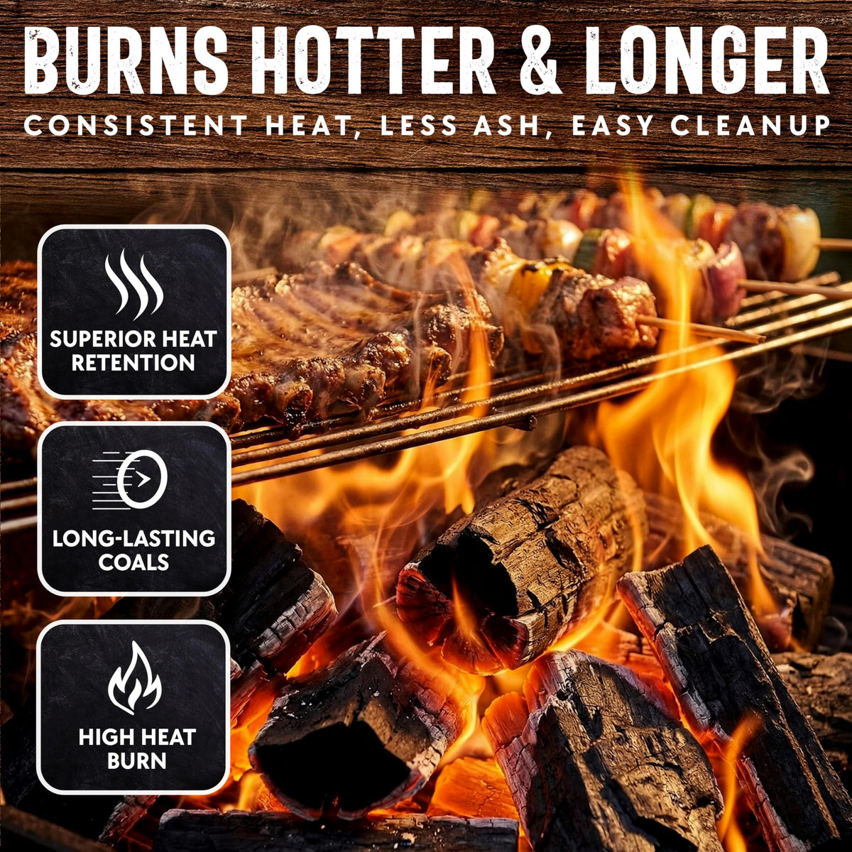 8 LB. All Natural Hardwood Lump Charcoal L77987