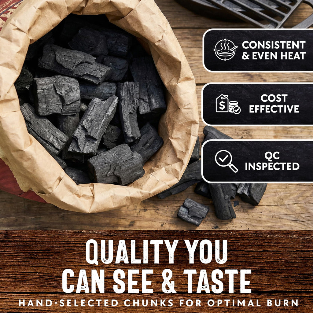 8 LB. All Natural Hardwood Lump Charcoal L77987